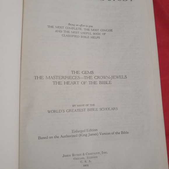 The Book of Life System Study Bible 1971 - Picture 2 of 4